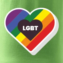 LGBT srdce dúhové
