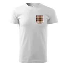 Flanelové triko hnědé