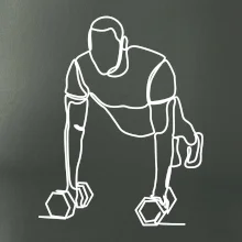 Tréner fitness jedným ťahom