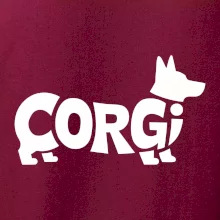 Corgi nápis v tele