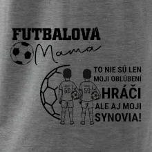 Futbalová mama - Dvaja synovia (vaše meno a číslo)
