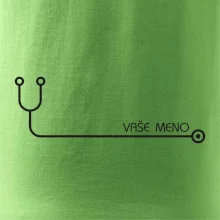 Doktor a sestrička - stetoskop s menom