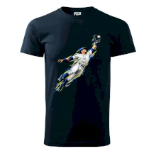 Baseballový polař chytá míček ve výskoku