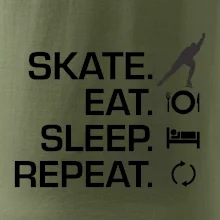 Eat sleep skate - ľadové korčuľovanie