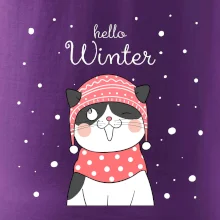 Mačka v čiapke s vystrčeným jazykom