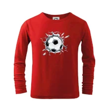 Futbalová lopta v triku Futbalová lopta v triku