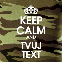 Keep calm - váš text