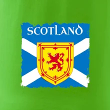 Škótska vlajka s erbom leva