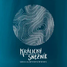 Králický Sněžník - vrstevnice v kruhu