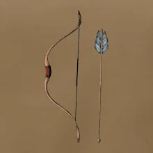 Lúk a šíp kresba Lúk a šíp kresba