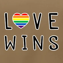 Love wins nápis