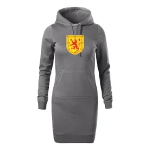 Škótsky lev na hrudi