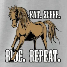 Eat Sleep Ride Repeat Western