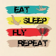 Eat Sleep Fly Repeat Paragliding Eat Sleep Fly Repeat Paragliding
