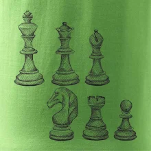 Šachové figúrky kreslené