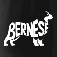 Bernese Mountain Dog nápis v tele