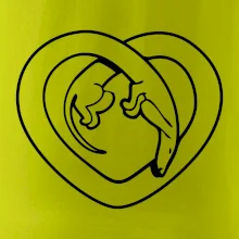 Jazvečík srdca - obrys