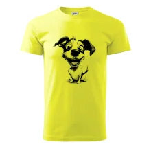 Čiernobiela karikatúra Jack Russell teriér