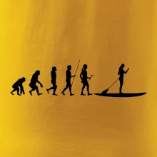 Evoluce paddleboard žena