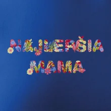 Kvetinový nápis - Najlepšia mama