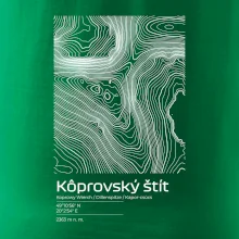 Kôprovský štít - vrstevnice v obdĺžniku