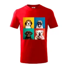 Psi šteňatá koláž