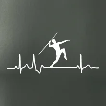 EKG hod oštepom muž