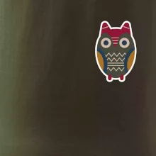 Folklór na prsníku sova