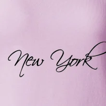 New York nápis písacím New York nápis písacím