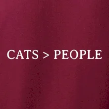 Cats > people
