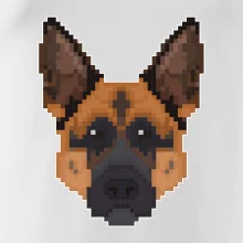 Nemecký ovčiak - Rozpixelovaný Nemecký ovčiak - Rozpixelovaný