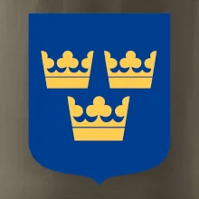 Švédsky znak tri korunky na prsník