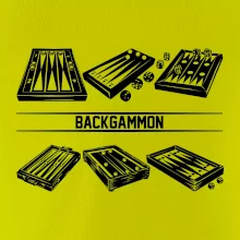 Backgammon čierny set