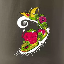 Milkshake vlak kreslený