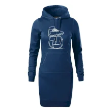 Futbalová lopta kopačka jedným ťahom