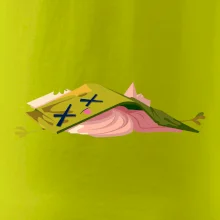 Kreslená kniha unavená