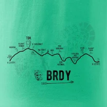 Profil kopců - Brdy