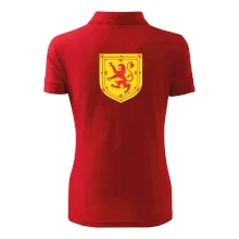 Škótsky lev na hrudi