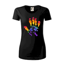 LGBT hand print