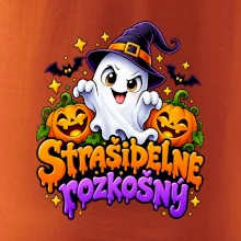 Strašidelne rozkošný duch s tekvicami