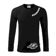 Running nápis šikmo