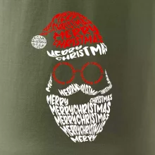 Merry Christmas obličej