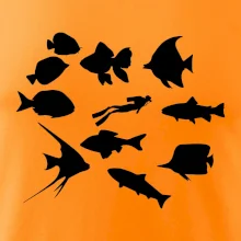 Potápač ryby štvorec