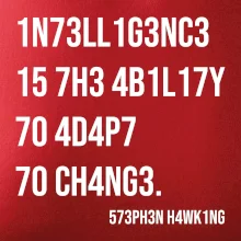 Test inteligencie - Stephen Hawking