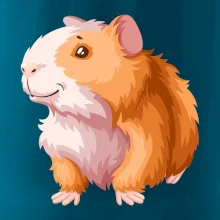 Morča - kreslené, bielo oranžové