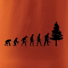 Evolúcia drevorubač - píla a strom