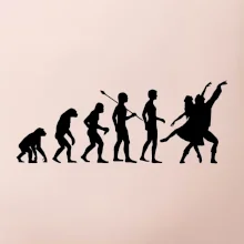 Evolúcia tanec - tancujúca dvojica