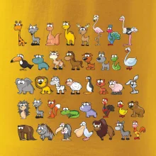 Tričko plné zvieratiek