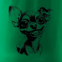 Čiernobiela karikatúra čivava Čiernobiela karikatúra čivava