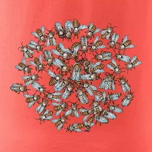 Včelia rodinka kruh (Pecka Design)